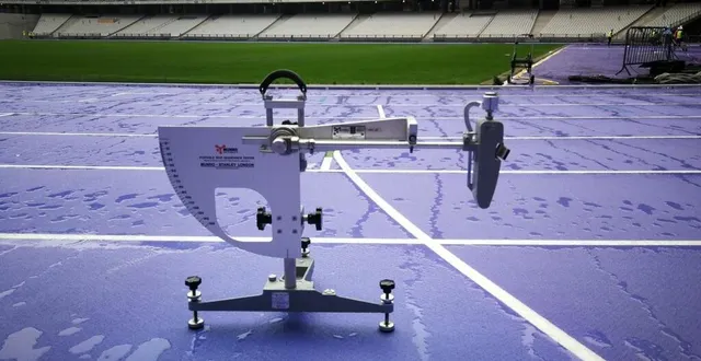 photo  labosport a assuré l’homologation de plusieurs terrains sportifs des jeux olympiques de paris 2024, dont la nouvelle piste d’athlétisme du stade de france.  &copy;  labosport 