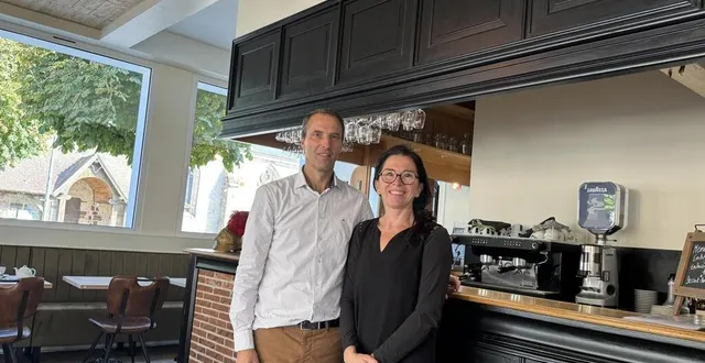 photo  frédéric et carine brindjonc ont rouvert l’hôtel de tourouvre-au-perche, dans l’orne.  &copy;  ouest-france 