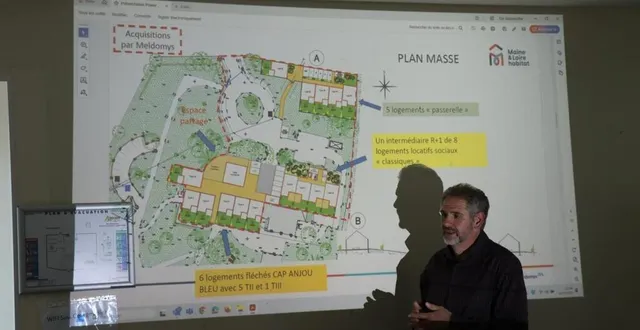 photo  le projet de construction de dix-neuf logements porté par l’association cap anjou bleu et maine-et-loire habitat en est au stade de l’étude de faisabilité.  &copy;  ouest-france 