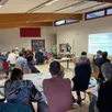 photo une trentaine de volontaires habitants de flers agglo ont participé à un atelier pour proposer des idées pour lutter contre le changement climatique, jeudi 19 septembre 2024. vincent mauriel, du bureau d’études carbone consulting a également présenté le diagnostic du pcaet.