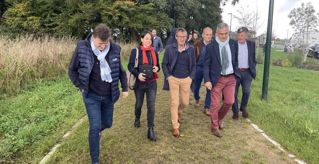 photo  la tranche 7 de ouest park entre sablé et la flèche (sarthe) a été inaugurée lundi 23 septembre 2024.  &copy;  le maine libre 