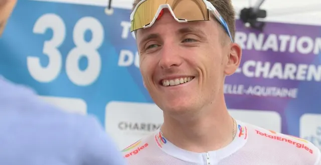 photo  thomas gachignard a brillé cette saison, comme ici au tour poitou-charentes.  &copy;  courrier de l’ouest - marie delage 