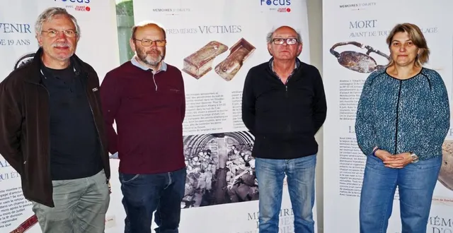 photo  de gauche à droite, jean-pierre anger, patrick hergault, marc-henri barrabé et fabienne dupré.  &copy;  ouest-france 