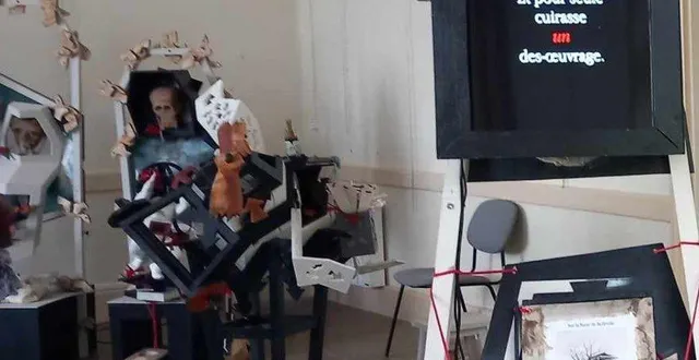 photo  ce sont des éléments de décor de théâtre qui sont exposés.  &copy;  ouest-france 