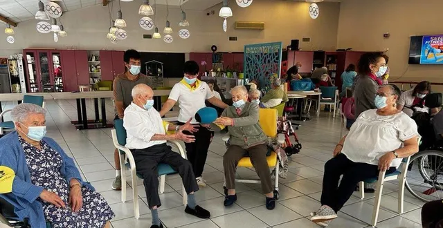 photo  des olympiades qui se sont déroulées dans la bonne humeur.  &copy;  le maine libre 