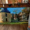 photo  les propriétaires cynthia et fady fadel entourent la fresque de lego® composée de 15 000 pièces. 