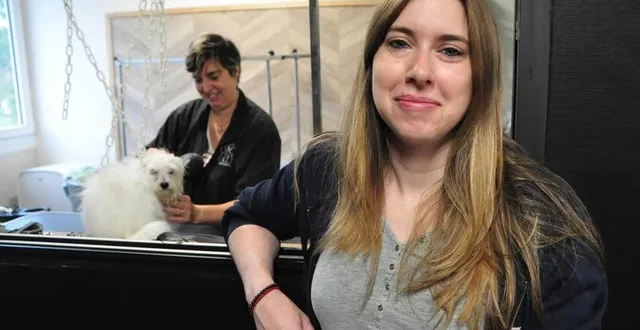 photo  émilie jarry avait ce projet d’ouverture d’un salon de toilettage dès la création du magasin en mai 2021.  &copy;  le maine libre 