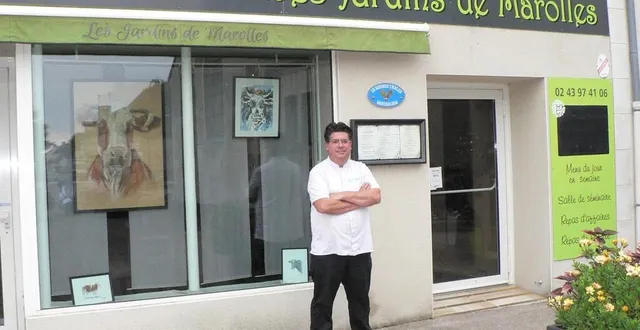 photo  après avoir régalé les palais de ses clients dans son restaurant à marolles pendant 19 ans, le chef sébastien guibert change d’orientation.  &copy;  ouest-france 