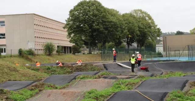 photo  tout un aménagement paysagé et de mise en sécurité reste à réaliser.  &copy;  ouest-france 