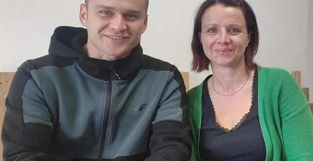 photo  thomas dubillot, parent d’élèves ; et angélique bedouet, présidente de familles rurales, associés dans la randonnée.  &copy;  ouest-france 