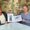 photo  nicolas leroy et guillaume ribot présentent le logo de triathlon sud sarthe?, le club qu’ils ont lancé depuis la fin du mois d’août 2024. un club 2.0 qui s’appuie sur les réseaux sociaux pour parler aux amateurs de triathlon. 