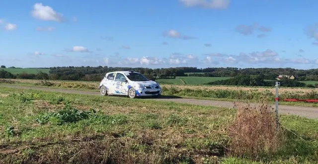photo  noël cullerier et joël oudart, chefs d’orchestre de la spéciale de bessé-sur-braye, parcourue deux fois par les pilotes, samedi 28 septembre 2024.  &copy;  ouest-france 