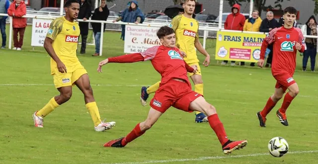 photo  les rouges de noyen-sur-sarthe ont tout donné, mais ont fini par céder en seconde période.  &copy;  le maine libre 