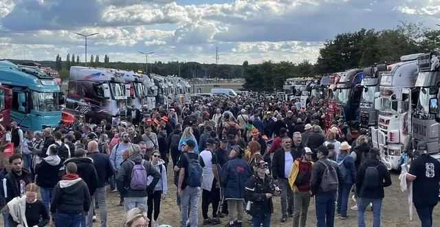 photo  plus de 80 000 spectateurs se sont rendus au circuit bugatti du mans (sarthe), ce week-end des samedi 28 et dimanche 29 septembre 2024, pour les 24 heures camions.  &copy;  ouest-france 