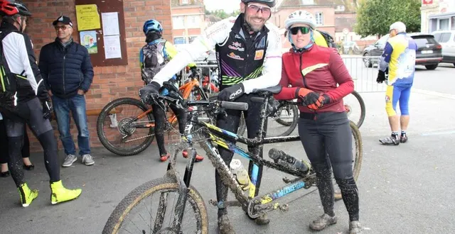 photo  vincent et virginie, à leur arrivée.  &copy;  ouest-france 