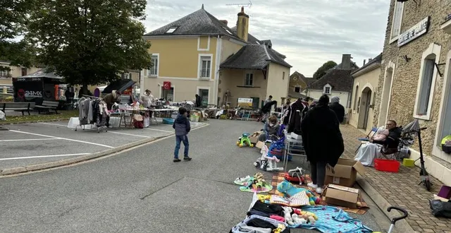 photo  les exposants étaient installés en centre-ville.  &copy;  le maine libre 