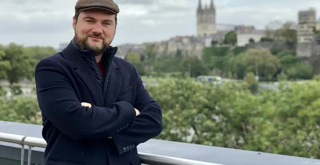 photo  angers, mardi 10 septembre 2024. enseignant et entrepreneur, martino bettucci veut démystifier l’intelligence artificielle et la blockchain.  &copy;  co - chloé bossard 