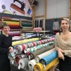 photo lucie duhoux et ophélie charpentier ferment la boutique l’atelier du tissu.