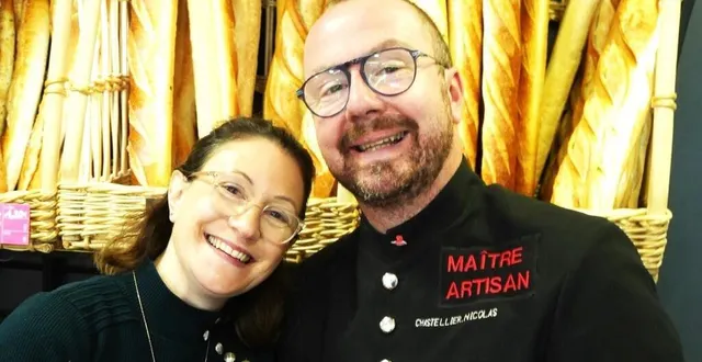 photo  dans leur boutique des douceurs corbenoises, nicolas chastelier et son épouse, aurore.  &copy;  ouest-france 