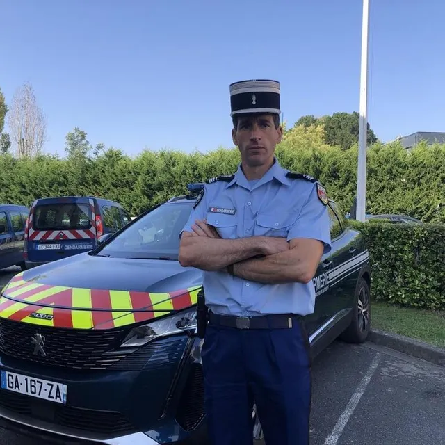 photo le chef d’escadron bruno besnier a pris le commandement de la compagnie d’angers depuis le 1er septembre.  ©  co