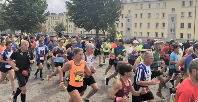 photo  plus de 200 personnes ont participé au semi-marathon, en 2022.  &copy;  archive ouest-france 