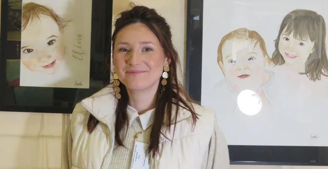 photo  manuella hardouin, artiste peintre, a participé àl’événement.  &copy;  le maine libre 