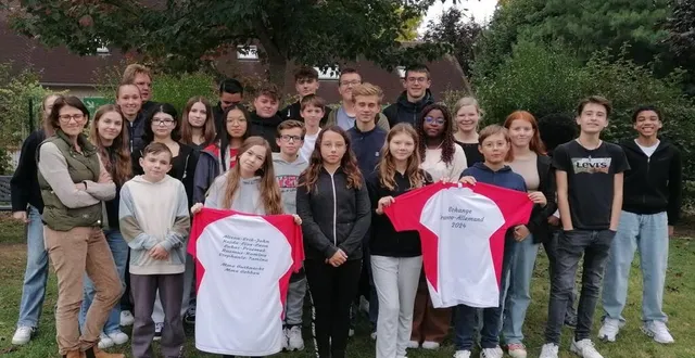 photo  les correspondants allemands sont repartis après avoir eu des activités communes avec leurs homologues français.  &copy;  ouest-france 