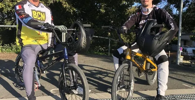 photo  lester boisdet et melvil chauvin défendront les couleurs du bmx club niortais en auvergne.  &copy;  co - jérôme jarnoux 
