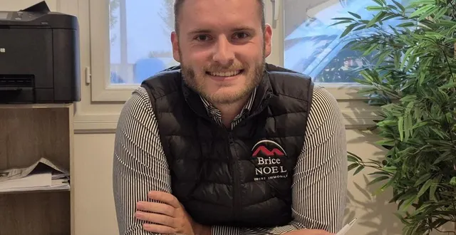 photo  brice noël dans son bureau installé rue de bel-air.  &copy;  ouest-france 