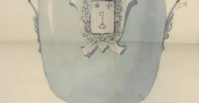 photo  projet d’une urne à l’usage des votes au sein du conseil municipal. septembre 1897.  &copy;  archives patrimoniales angers, 2 m 48 