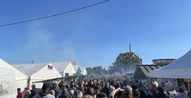 photo  la foire de montilly-sur-noireau, dans l’orne, attire chaque année 100 000 visiteurs en deux jours.  &copy;  ouest-france 