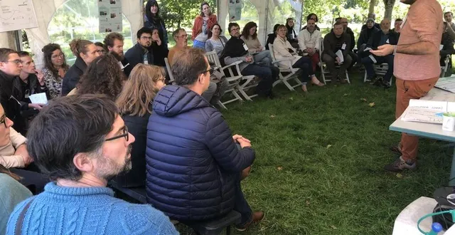 photo  mercredi 2 octobre 2024, à l’auberge participative el capitan. une cinquantaine de personnes ont assisté à la présentation du pôle de coopération du bocage ornais.  &copy;  ouest-france 
