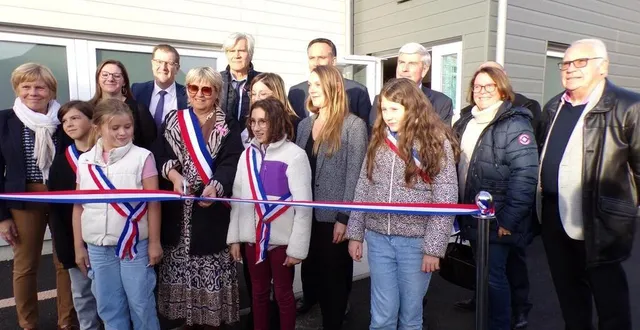 photo  la maison des assistants maternels a été la première réalisation 2024 à être inaugurée.  &copy;  le maine libre 