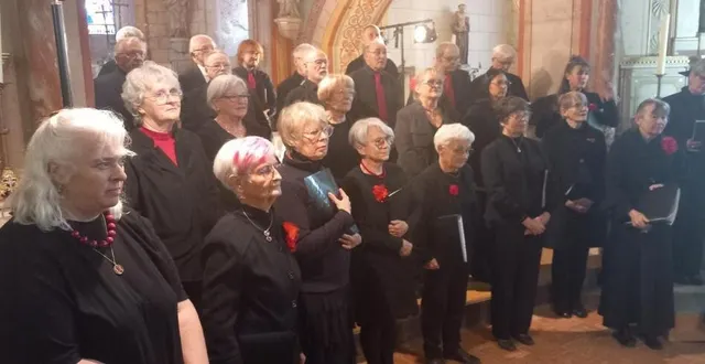 photo  quelque 35 choristes ont enchanté plus de 100 auditeurs  &copy;  le maine libre 