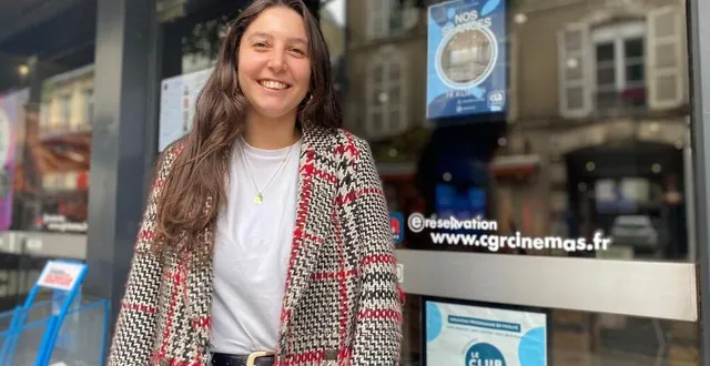 photo  maïna heloir est la directrice du cinéma cgr le colisée au mans depuis 2023.  &copy;  photo : le maine libre 