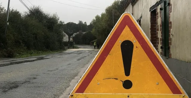 photo  plusieurs routes sont inondées, ce mercredi 9 octobre, en maine-et-loire, comme ici à vern-d’anjou.  &copy;  ouest-france 