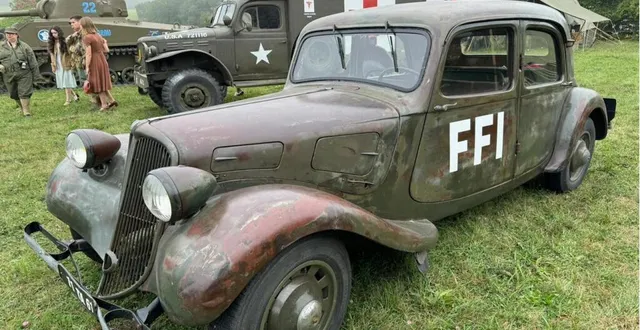 photo  le camp militaire lors de la commémoration du 80e anniversaire de la libération.  &copy;  archives ouest-france 