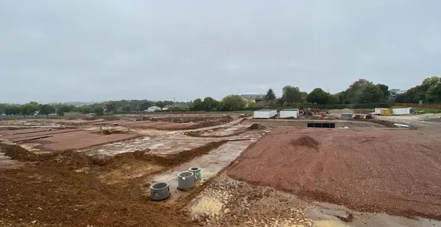 photo  la future gendarmerie se situera à l’angle des rues arnaud-beltrame et martin-luther-king, sur une surface de 45 000 m².  &copy;  ouest-france 