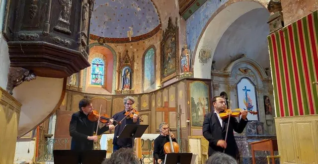 photo  le concert du quatuor accordo a rassemblé une centaine de spectateurs, dimanche 6 octobre 2024.  &copy;  ouest-france 