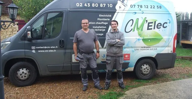 photo  cm’elec fait du dépannage et de l’installation électrique et plomberie.  &copy;  ouest-france 