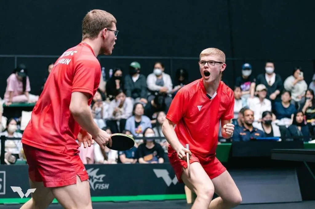 Tennis de table. Félix et Alexis Lebrun en double aux championnats d