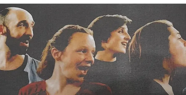 photo  ces comédiens se produiront sur scène.  &copy;  compagnie répète un peu pour voir 