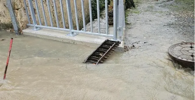 photo  l’eau a déferlé près de la forge.  &copy;  ouest-france 