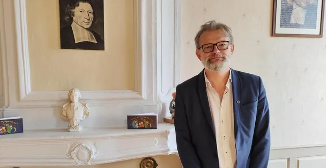 photo  xavier rutkowski, directeur du collège, s’exprime pour sa deuxième rentrée.  &copy;  le maine libre 