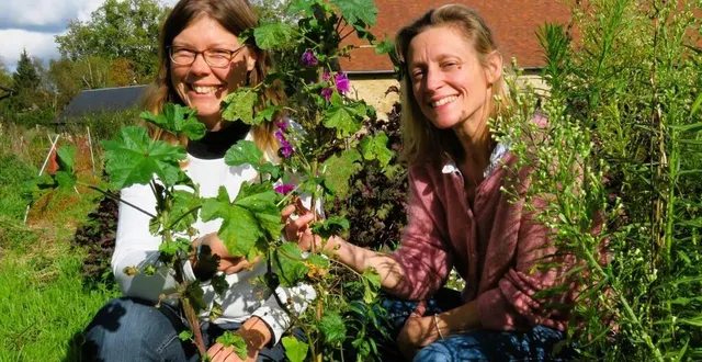 photo  bérengère hamon et alexandra pelletier ont associé leurs produits à l’occasion de l’événement manceau « entre cours et jardins ».  &copy;  ouest-france 