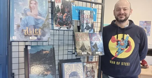 photo  maxime le dain, traducteur littéraire de romans et de bandes dessinées, rencontrera les lecteurs, samedi 12 octobre 2024, à la bibliothèque de loué (sarthe).  &copy;  ouest-france. 