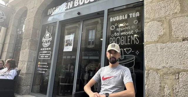 photo  kevin nguyen, patron d’un bubble tea à alençon, vend son commerce.  &copy;  ouest-france 
