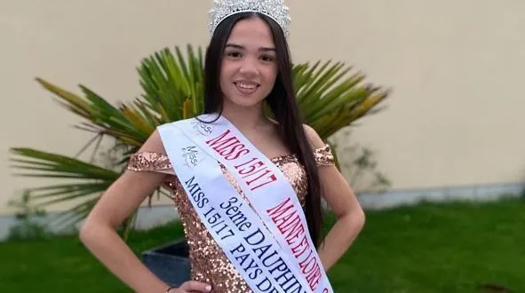 photo  si elle se dit déçue de ne pouvoir participer au concours national, la corzéenne marine garguillo est « très heureuse » d’obtenir une nouvelle écharpe.   &copy;  dr 