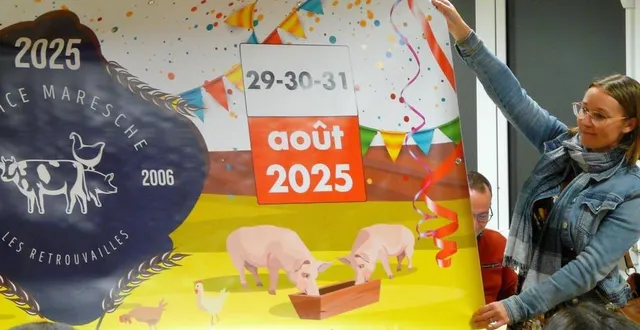 photo  charlotte guesne a réalisé le logo pour le comice 2025.  &copy;  le maine libre 