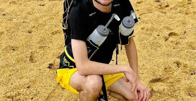 photo  alexandre allain s’apprête à disputer le marathon des sables, dans le désert du sahara au maroc.  &copy;  alexandre allain 